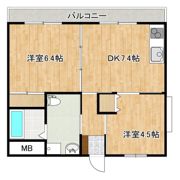 フレール水前寺の間取り画像