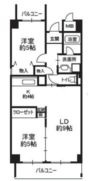 グレース九条の間取り画像