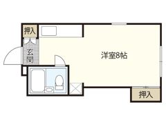 コーポ藤土の間取り画像