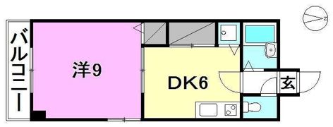 ロイヤルビラ歩行町の間取り画像