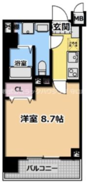 LafortⅡ城北公園通の間取り画像