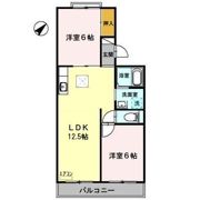 サンパークハイツの間取り画像