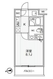 HF曳舟レジデンスの間取り画像