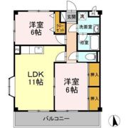 明日香マンションの間取り画像