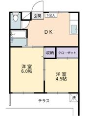 光コーポ堀之内No1の間取り画像