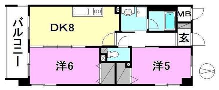 ヴィラ・アンソレイエの間取り画像