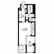プラティーヌ梅田東の間取り画像