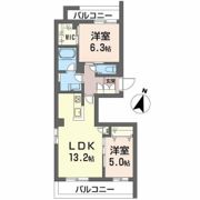 Azure東雲の間取り画像