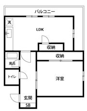 ヴィラ国分寺の間取り画像