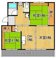 ビレッジハウス直方 2号棟の間取り画像
