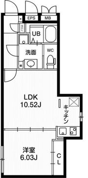 PASEO文京茗荷谷の間取り画像