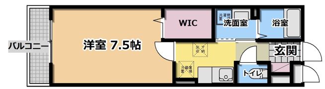 モンテリブロあさひの間取り画像