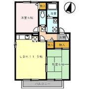 セジュールシマダ B棟の間取り画像