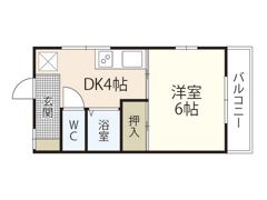ハイツ松野の間取り画像
