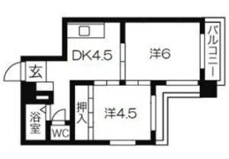 甲南第二兵庫コーポラスの間取り画像