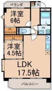 三幸マンションの間取り画像