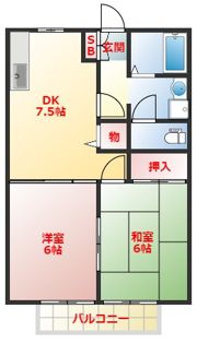 パークサイド宮島の間取り画像