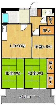 アルテハイム大手町の間取り画像
