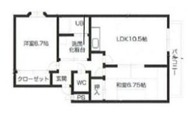 エルジェ Aの間取り画像