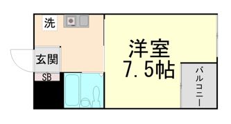マンション吉田の間取り画像
