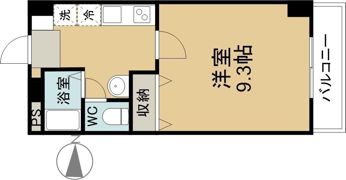 ニューレント中祥の間取り画像