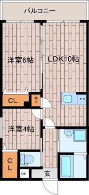 グランイニシオ都島の間取り画像