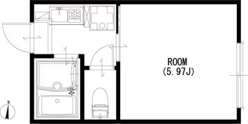 ブンカ北千住の間取り画像