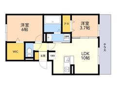 Bell Demeure A棟の間取り画像