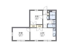 レオパレス羽折の間取り画像