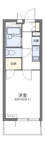 レオパレスパンシーの間取り画像