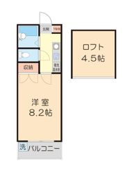 フラットウエストⅡの間取り画像