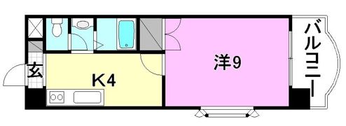 ロイヤルアネックス宮西の間取り画像