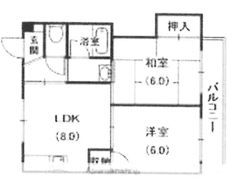 シャトラン香里園の間取り画像