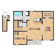 朝日レジデンス荒川本郷Dの間取り画像