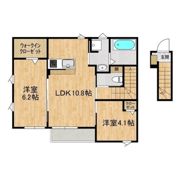 朝日レジデンス荒川本郷Dの間取り画像