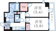 エステムコート神戸元町Ⅱリザーヴの間取り画像