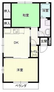 パインハウスAの間取り画像