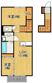 エスペランサ今町の間取り画像