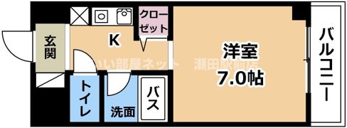 萱野ビルの間取り画像