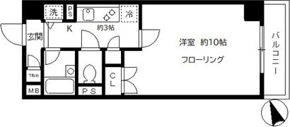 クレール目黒の間取り画像