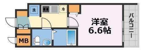 エグゼ大阪CITYアインツの間取り画像