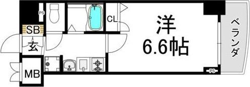 プレサンス千種駅前ネオステージの間取り画像