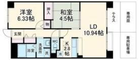 コンセール藤ヶ丘弐番館の間取り画像