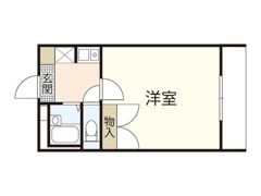 レオパレスコモディタの間取り画像