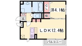ディアコート住吉本町の間取り画像