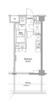 ザ・パークハビオ三軒茶屋テラスの間取り画像