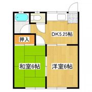 フラワーハイツ江戸崎 ﾊﾟｰﾄ4の間取り画像