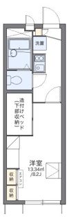 レオパレスこまつの間取り画像