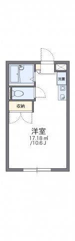 レオパレスウイング近藤の間取り画像