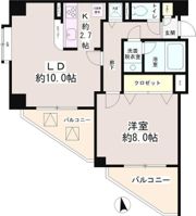 六本木プレイスの間取り画像